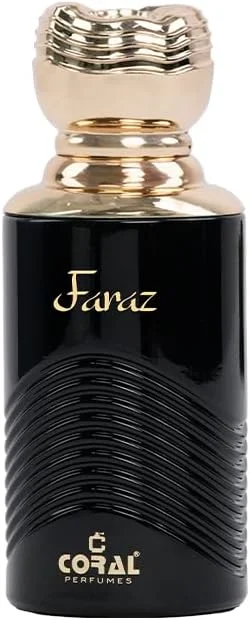 عطر کورال فراز унисекс | رایحه لوکس ماندگار | رایحه ادویه ای مرکباتی و چوبی با آکوردهای مشک و گل ادو پرفیوم - 100 میلی لیتر | ساخت دبی توسط کورال پرفیومز