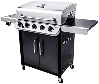 باربیکیو گازی 5 شعله Char Broil، مشکی/نقره ای