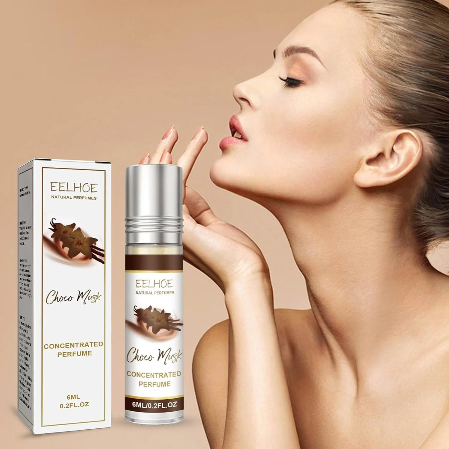 روغن عطر غلیظ 6 میلی لیتر - روغن عطر شکلات مشک - روغن شکلات مشک | اغواگری ماندگار رایحه ای سبک هدیه ای جذاب و ظریف برای بانوان
