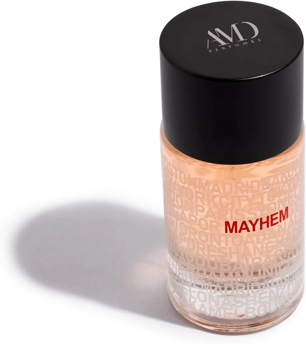 عطر آشوب از AMD Perfumes Mayhem Unisex - عطر کلاسیک برای مردان و زنان - رایحه های ماندگار مردانه و زنانه با ترکیبی از بادام و قهوه ادو پرفیوم EDP 30ml عطر آشوب از AMD Perfumes Mayhem Unisex - عطر کلاسیک برای مردان و زنان - رایحه های ماندگار مردانه و زنانه با ترکیبی از بادام و قهوه ادو پرفیوم EDP 30ml