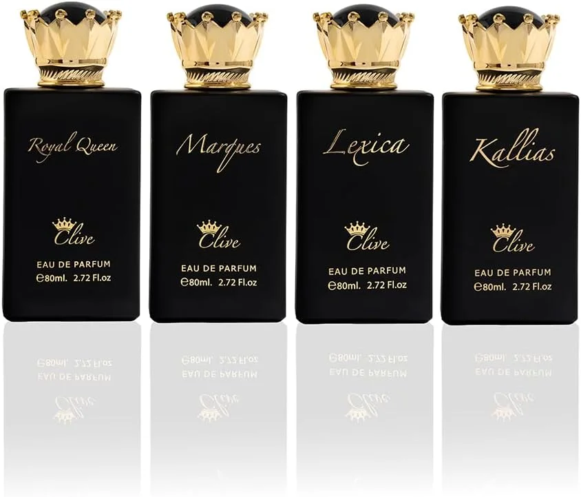مجموعه Clive - بسته چهارتایی عطر 80 میلی لیتری унисекс | عطرهای لوکس مردانه و زنانه از امارات