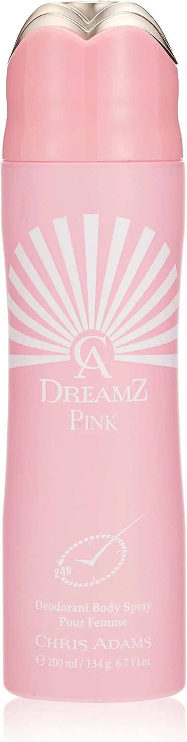 دئودورانت زنانه کریس آدامز مدل Dreamz Pour Femme Pink، 200 میلی لیتر