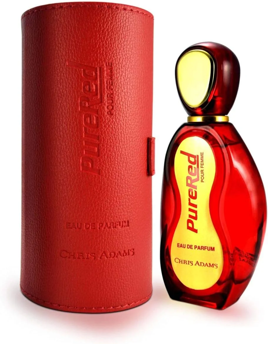 ادکلن زنانه کریس آدامز Pure Red - حجم 100 میلی لیتر، ادو پرفیوم