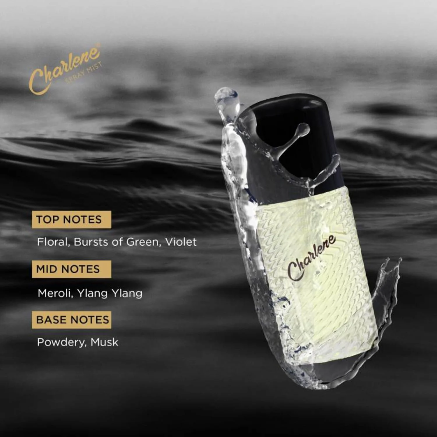 عطر لوکس CHARLENE برای آقایان و بانوان - طلای صمیمی 30 میلی لیتر (بسته 3 عددی)