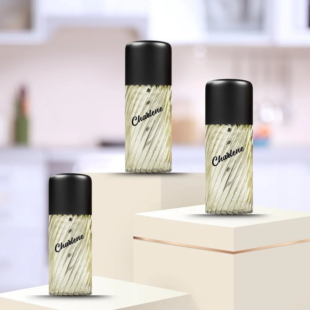عطر لوکس CHARLENE برای آقایان و بانوان - طلای صمیمی 30 میلی لیتر (بسته 3 عددی)