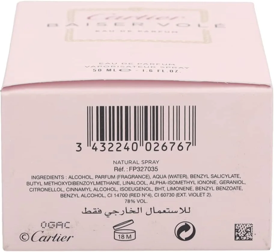 عطر زنانه کارتیه بایسر وله ادو پرفیوم 50 میلی لیتر عطر زنانه کارتیه بایسر وله ادو پرفیوم 50 میلی لیتر