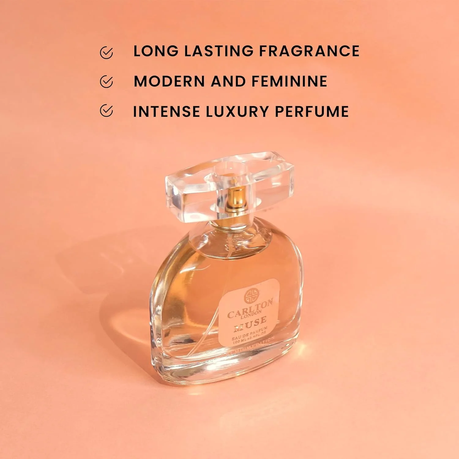 عطر زنانه کارلتون لندن Muse | ادو پرفیوم نسخه محدود | عطر لوکس با ماندگاری طولانی | هدیه ای عالی برای او | رایحه ای تازه و زنانه | 100 میلی لیتر عطر زنانه کارلتون لندن Muse | ادو پرفیوم نسخه محدود | عطر لوکس با ماندگاری طولانی | هدیه ای عالی برای او | رایحه ای تازه و زنانه | 100 میلی لیتر
