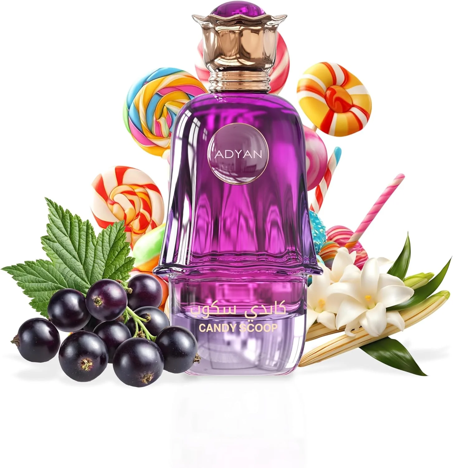 اسکوپ کندی از ادیان - عطر میوه ای شیرین برای زنان و مردان، ادو پرفیوم ماندگار از عود الانفار - 100 میلی لیتر