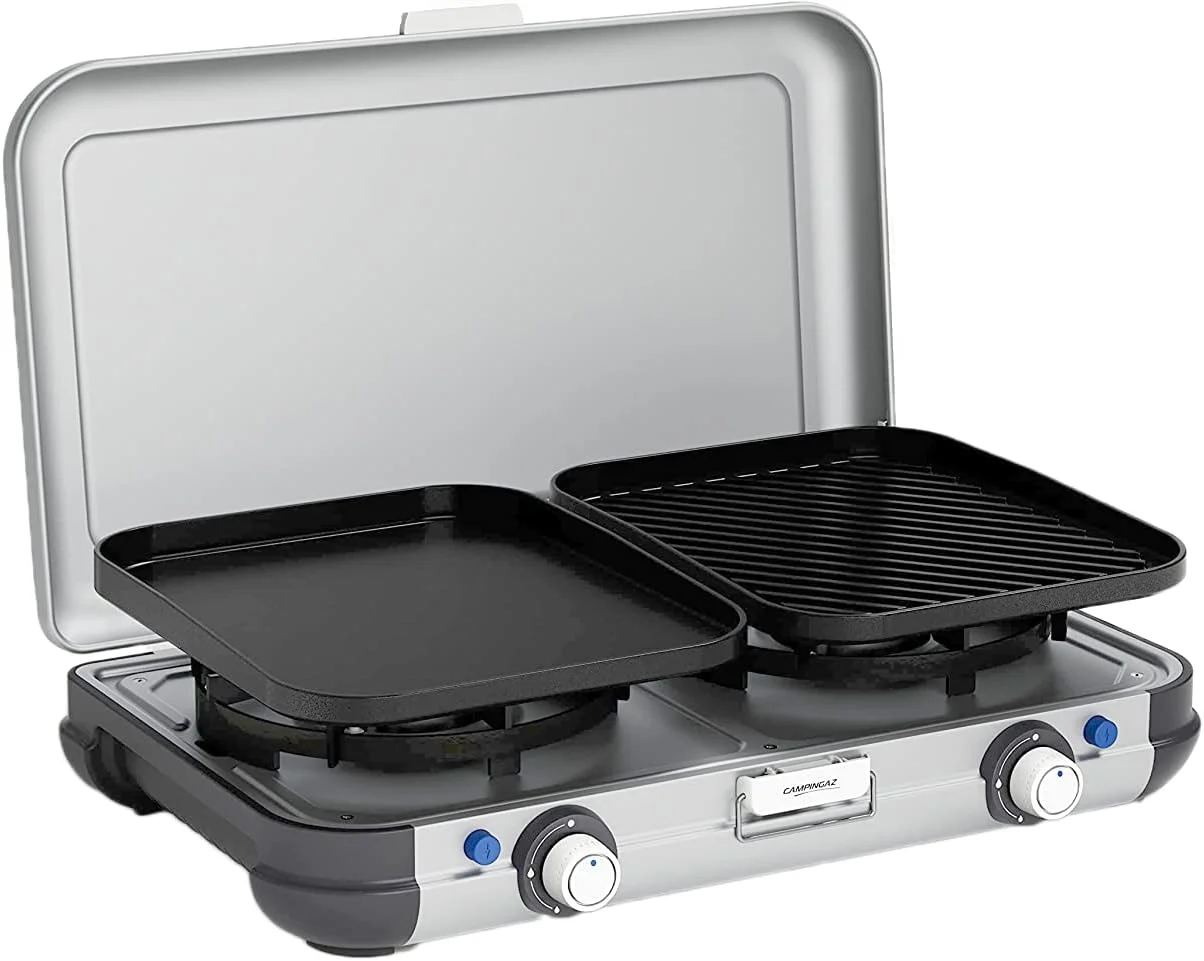 اجاق گاز سفری کمپینگاز مدل CG Kitchen 2 Grill & Go CV 2176805