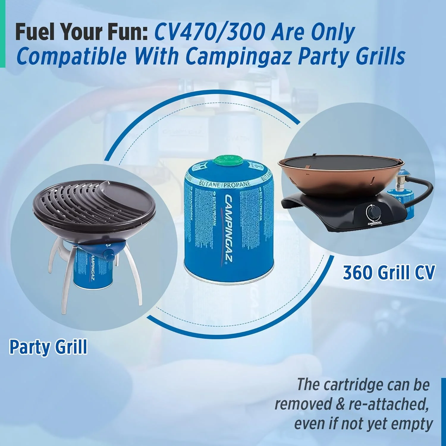 اجاق گاز و گریل کمپینگاز مدل Party Grill، باربیکیو قابل حمل همه کاره، به همراه تابه، شبکه و نگهدارنده تابه، مشکی اجاق گاز و گریل کمپینگاز مدل Party Grill، باربیکیو قابل حمل همه کاره، به همراه تابه، شبکه و نگهدارنده تابه، مشکی