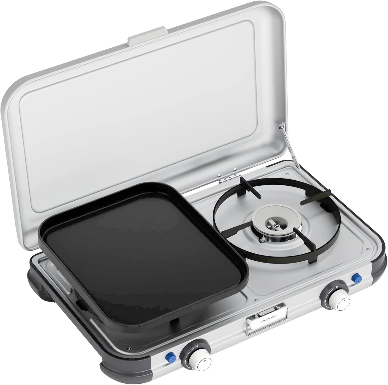 اجاق گاز سفری کمپینگاز مدل CG Kitchen 2 Grill & Go CV 2176805 اجاق گاز سفری کمپینگاز مدل CG Kitchen 2 Grill & Go CV 2176805