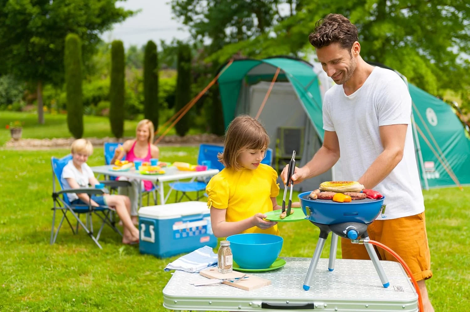 اجاق گاز کمپینگ قابل حمل Campingaz Party Grill 400، باربیکیو کمپینگ همه کاره، گریل و اجاق گاز فضای باز، باربیکیو گازی کوچک 2000 وات، باربیکیو رومیزی اجاق گاز کمپینگ قابل حمل Campingaz Party Grill 400، باربیکیو کمپینگ همه کاره، گریل و اجاق گاز فضای باز، باربیکیو گازی کوچک 2000 وات، باربیکیو رومیزی