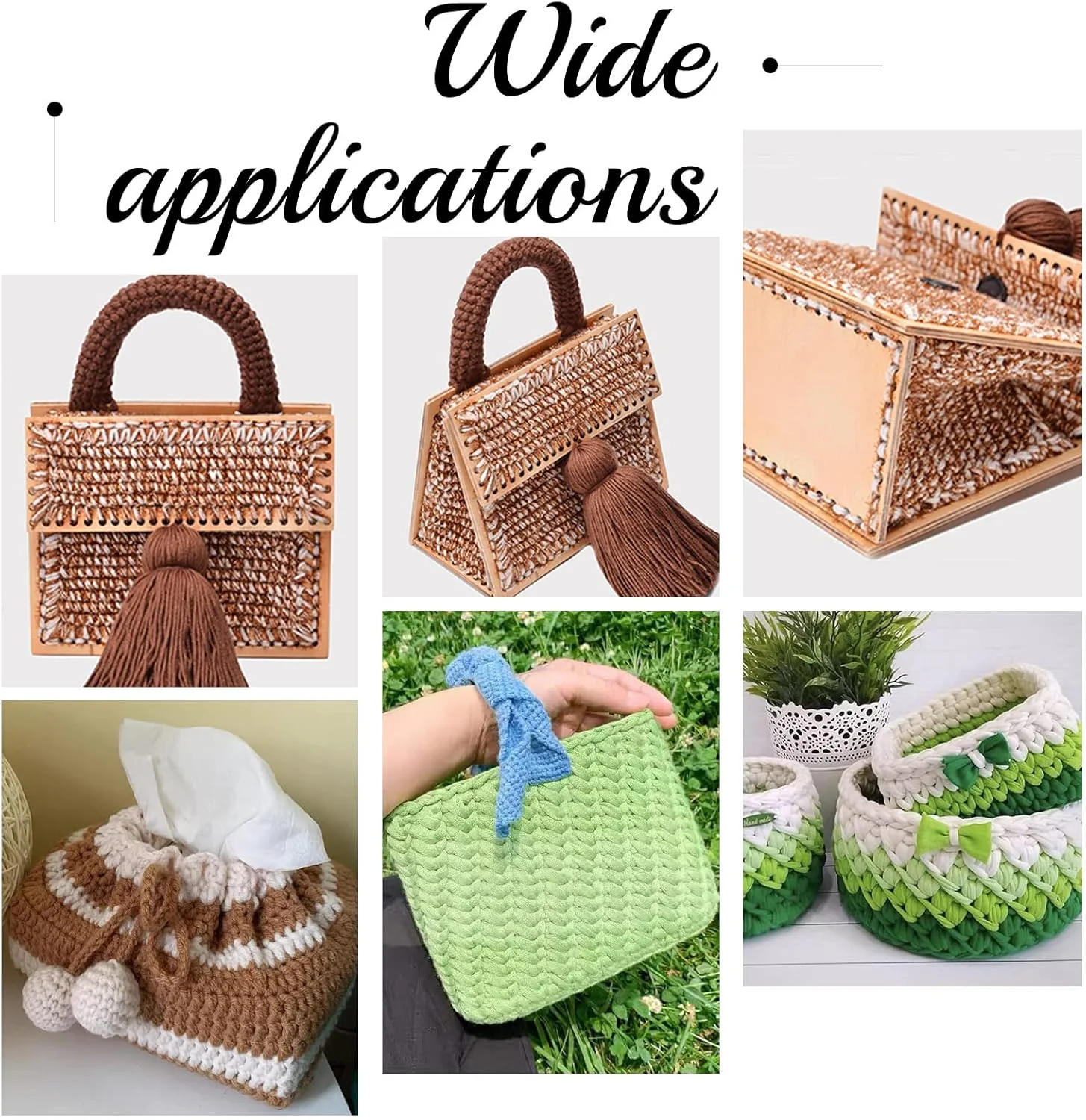 کفی کیف قلاب بافی چوبی WADORN در 4 سایز، پایه کیف سبد چوبی مستطیلی، پد شکل دهنده زیر سبد چوبی خام، تخته کیف دستی بافته شده با دست با سوراخ هایی برای لوازم بافتنی و بافندگی DIY کفی کیف قلاب بافی چوبی WADORN در 4 سایز، پایه کیف سبد چوبی مستطیلی، پد شکل دهنده زیر سبد چوبی خام، تخته کیف دستی بافته شده با دست با سوراخ هایی برای لوازم بافتنی و بافندگی DIY