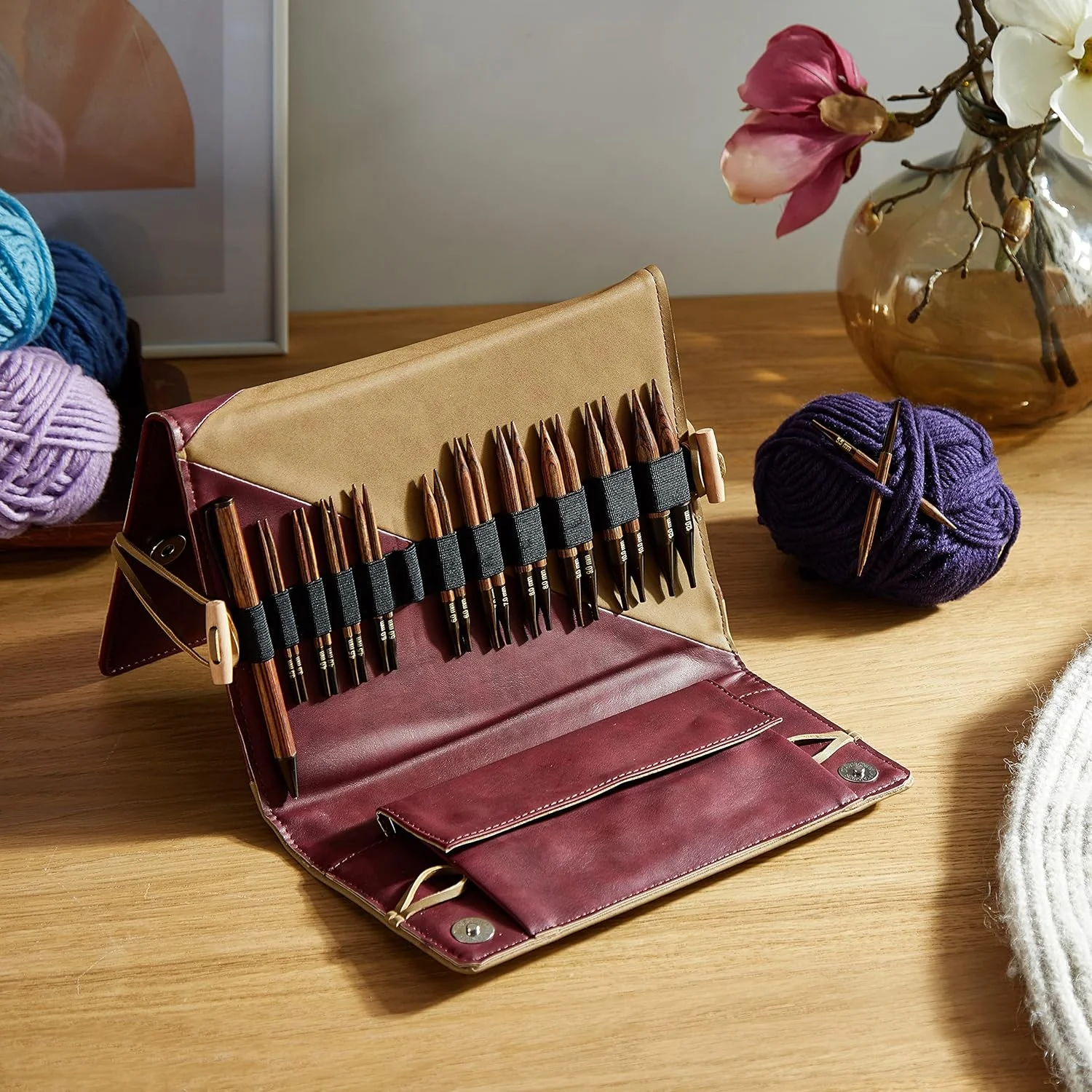میل بافندگی KNITPRO KP31282: دایره ای: قابل تعویض: ویژه: ست لوکس، متنوع میل بافندگی KNITPRO KP31282: دایره ای: قابل تعویض: ویژه: ست لوکس، متنوع