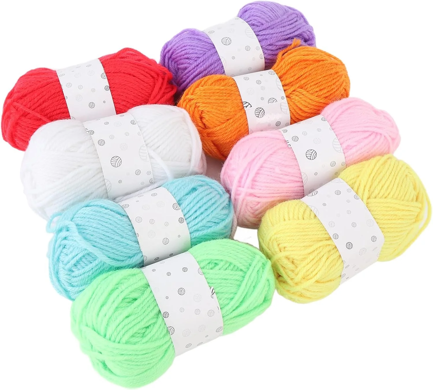 ست بافندگی فرانسوی Luqeeg، مجموعه بافندگی قرقره ای سبز شفاف با 8 نخ پنبه ای برای صنایع دستی، طراحی کاربرپسند، کاربرد متنوع، ابزار کاردستی مناسب برای هر سطح مهارت