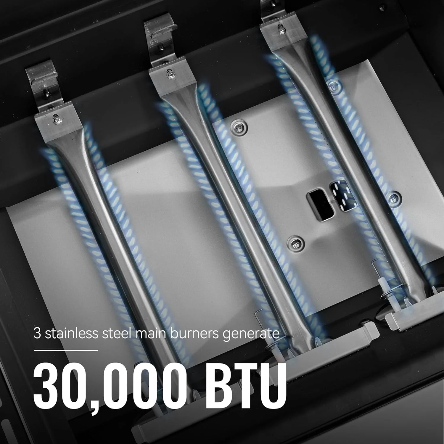 باربیکیو گازی رویال گورمت مدل GG3001H با 3 مشعل، دارای قفسه گرم کننده، باربیکیو گازی کابینتی با خروجی 30000 BTU برای کباب کردن و پخت و پز در حیاط خلوت، مشکی باربیکیو گازی رویال گورمت مدل GG3001H با 3 مشعل، دارای قفسه گرم کننده، باربیکیو گازی کابینتی با خروجی 30000 BTU برای کباب کردن و پخت و پز در حیاط خلوت، مشکی