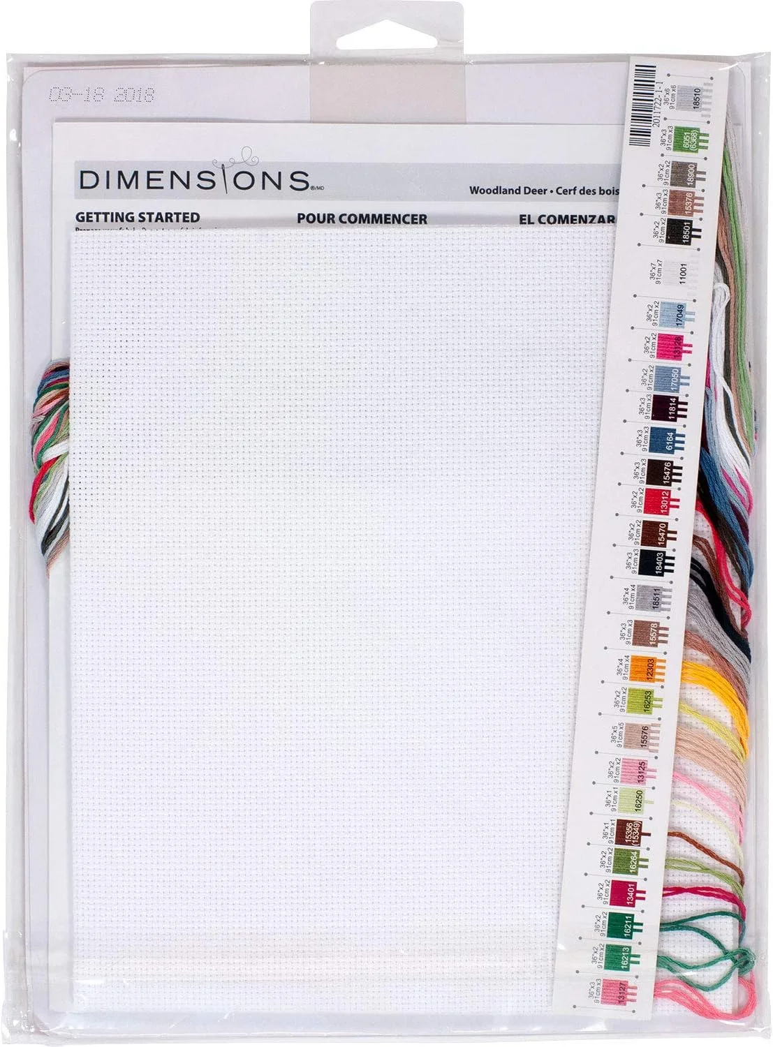 کیت شماره دوزی Dimensions، گوزن جنگلی کریسمس، 30x30 سانتی متر کیت شماره دوزی Dimensions، گوزن جنگلی کریسمس، 30x30 سانتی متر