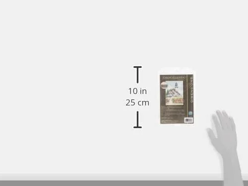 کیت گلد کالکشن Dimensions طرح شماتیک چراغ دریایی، پارچه آیدا سفید 18 کانت، 5'' x 7'' کیت گلد کالکشن Dimensions طرح شماتیک چراغ دریایی، پارچه آیدا سفید 18 کانت، 5'' x 7''
