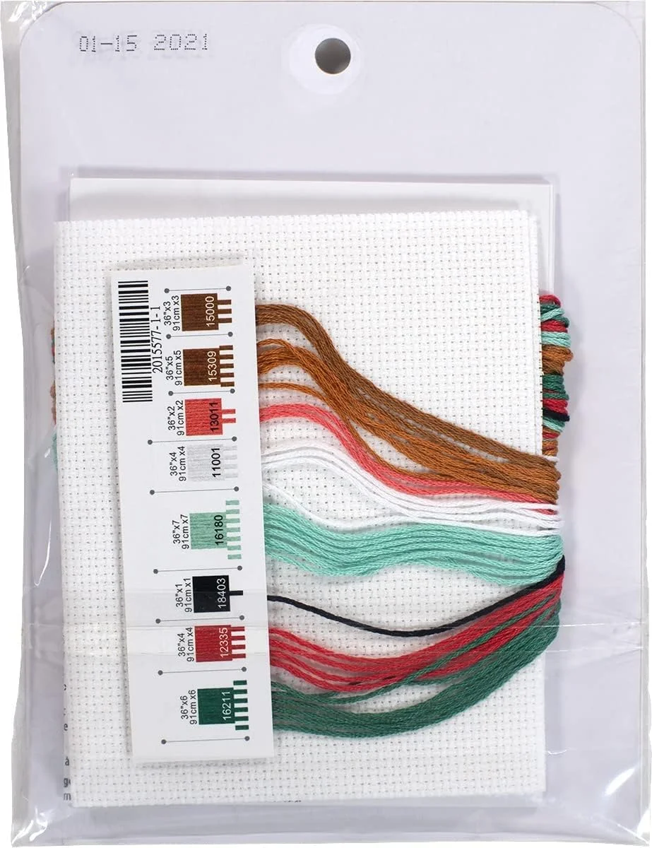 کیت گلدوزی زمستان نوردیک Dimensions 70-08991، طرح کریسمس، 5'' x 7''، آیدا سفید 14 کانت، چند رنگ کیت گلدوزی زمستان نوردیک Dimensions 70-08991، طرح کریسمس، 5'' x 7''، آیدا سفید 14 کانت، چند رنگ