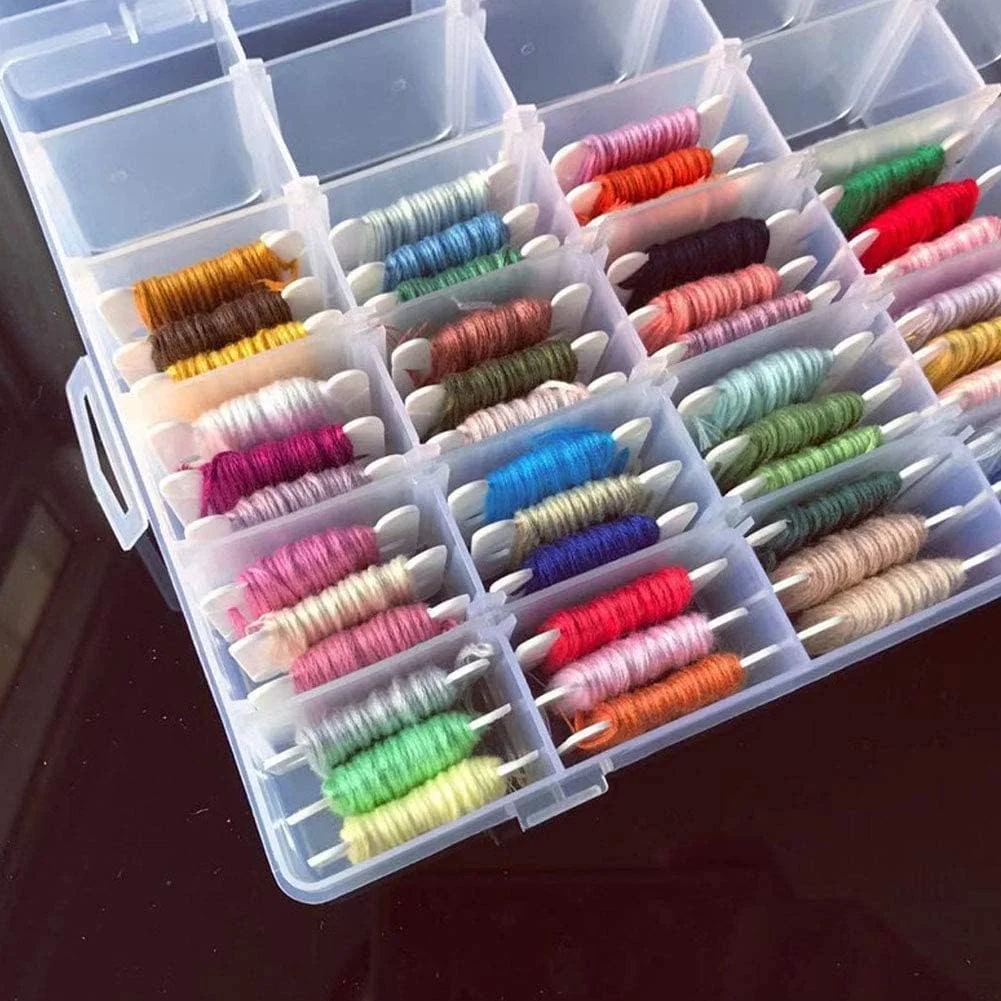 قرقره نخ پلاستیکی ELECDON، برای نخ پنبه ای متقاطع، صنایع دستی، خیاطی، نگهداری، نگهدارنده سازمان دهنده نخ، کارت نخ گلدوزی، قرقره کوک متقاطع 120 عدد قرقره نخ پلاستیکی ELECDON، برای نخ پنبه ای متقاطع، صنایع دستی، خیاطی، نگهداری، نگهدارنده سازمان دهنده نخ، کارت نخ گلدوزی، قرقره کوک متقاطع 120 عدد