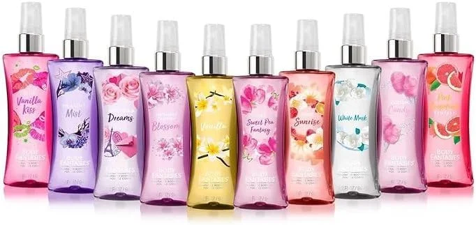 اسپری بدن فانتزی بادی فانتزیز مدل Pink Vanilla Kiss Fantasy