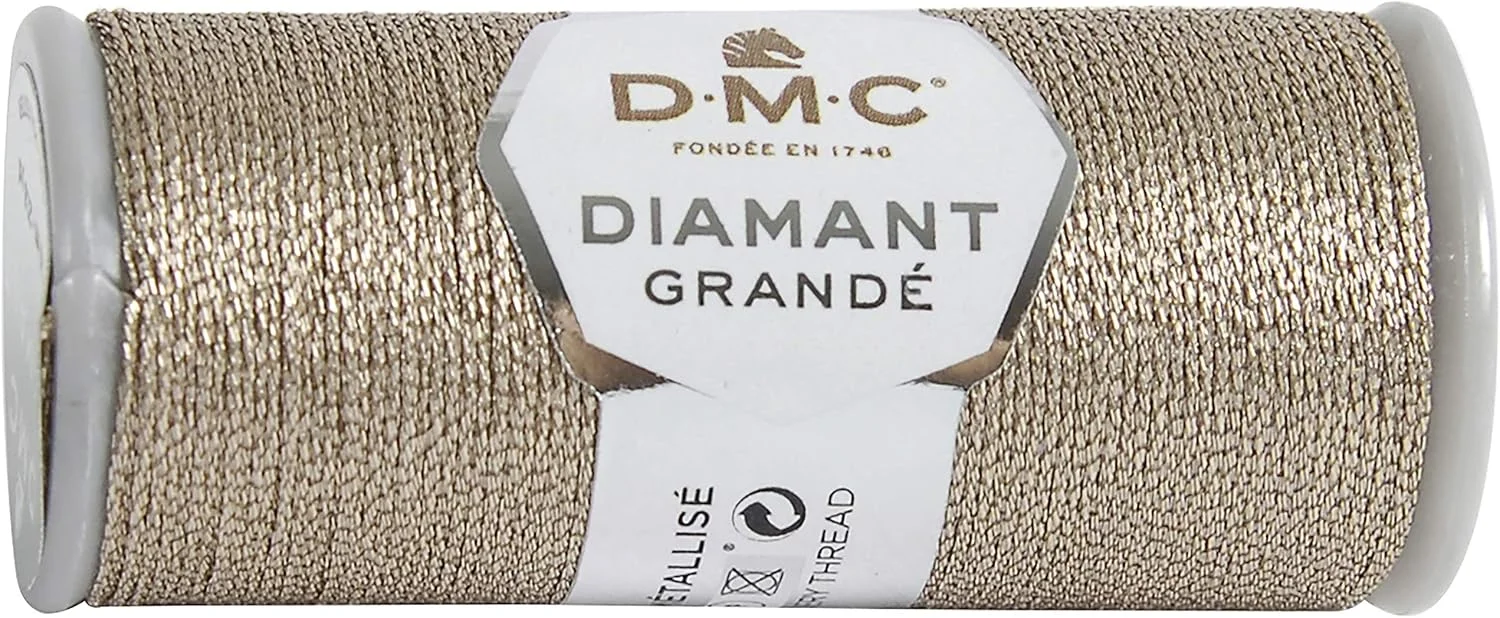 DMC - نخ متالیک تک رشته ای دیاموند | گلدوزی - گلدوزی سنتی | 35 متر - 13 رنگ
