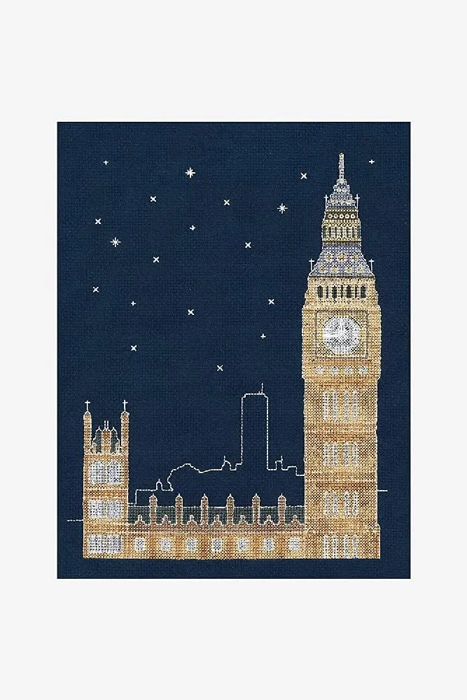 کیت گلدوزی DMC Glow In The D'Architecture London by Night، 100% پنبه، چند رنگ، 20 x 1 x 25 سانتی متر