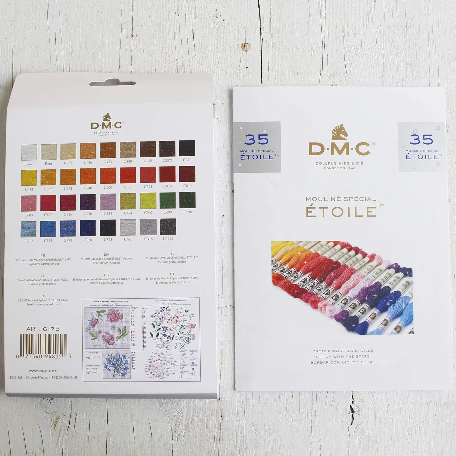جعبه کلکسیونی نخ دمسه (DMC) اتوال - 35 رنگ جعبه کلکسیونی نخ دمسه (DMC) اتوال - 35 رنگ