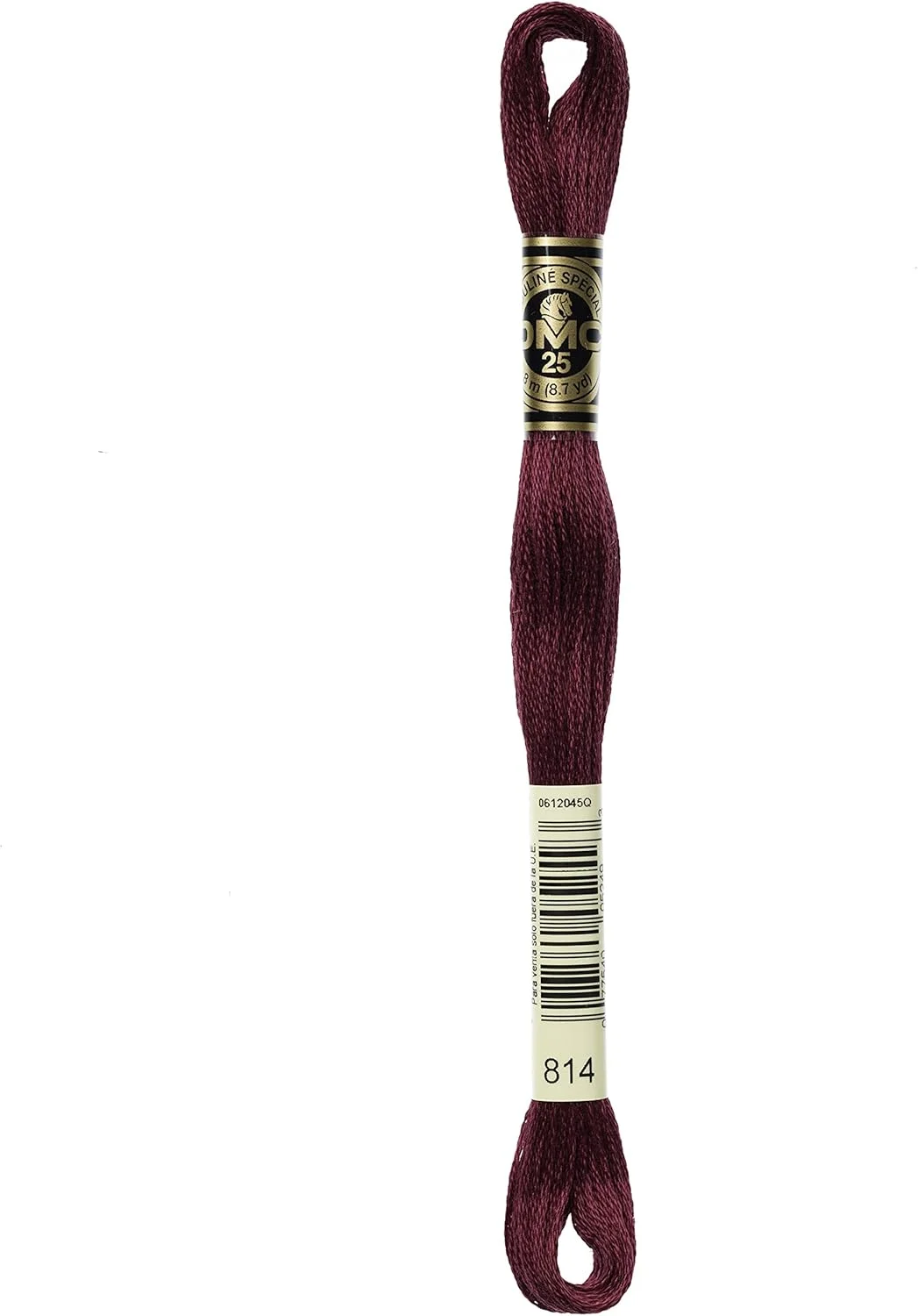 خرید عمده DMC: نخ پنبه دمسه شش رشته ای گلدوزی 8.7 یاردی رنگ Dark Garnet کد 117-814 (بسته 12 عددی)