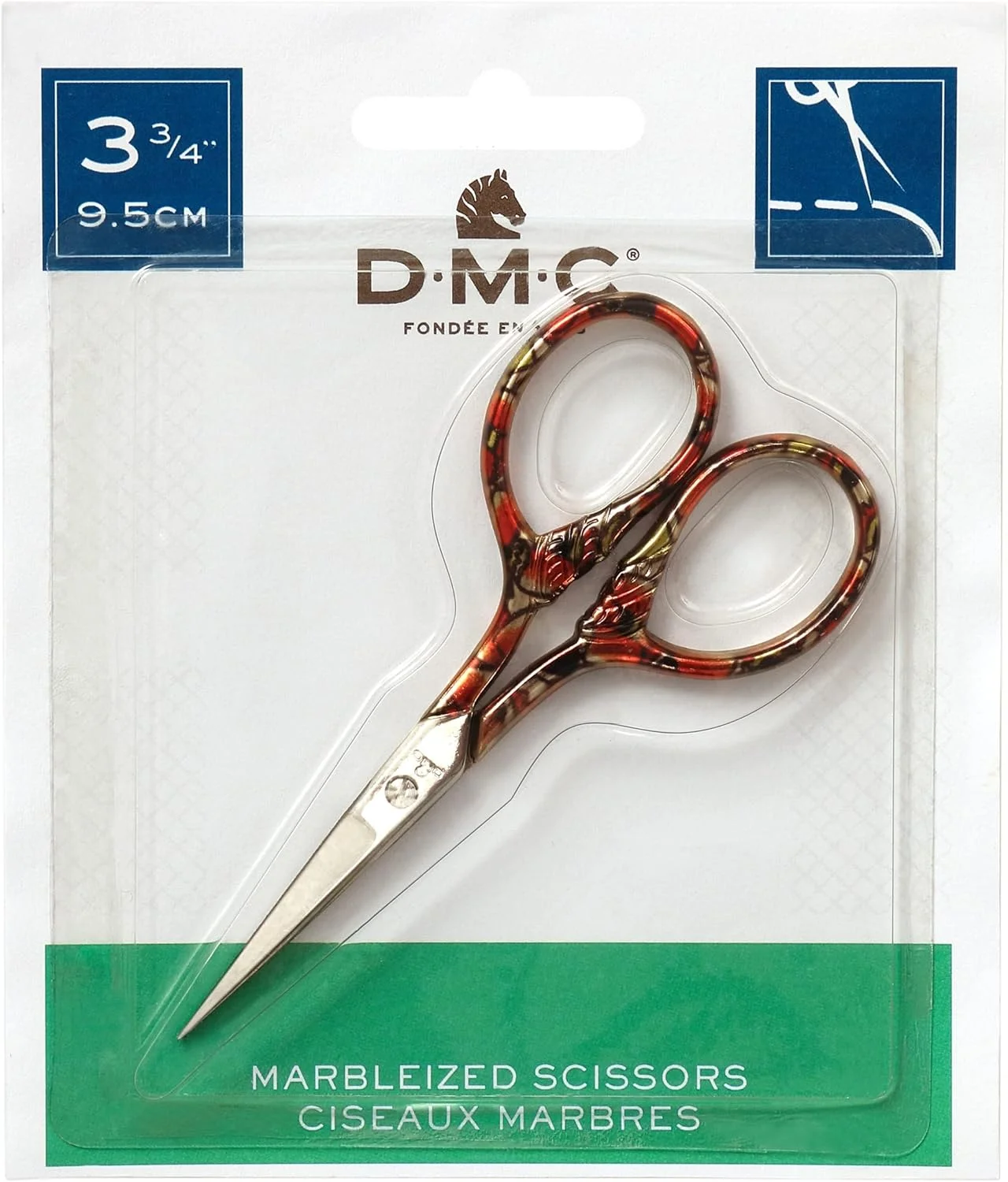 قیچی مرمرین DMC 6128/3، 3-3/4 اینچ، مسی طلایی