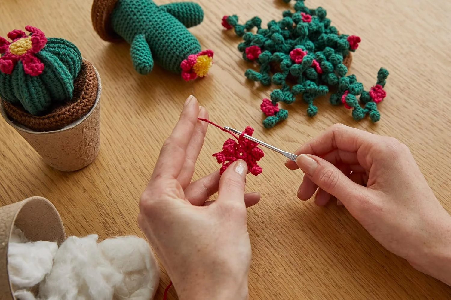 کیت بافتنی کروکدیل کاکتوس آمیگورومی DMC