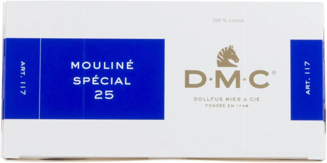 نخ دمسه (DMC) شش رشته ای مخصوص گلدوزی، رنگ قهوه ای سایه دار نخ دمسه (DMC) شش رشته ای مخصوص گلدوزی، رنگ قهوه ای سایه دار