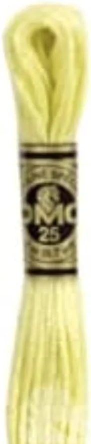 نخ گلدوزی پنبه ای DMC 117MC-0011، 0011 سبز/زرد، 8 متر