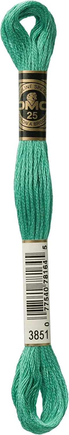 نخ گلدوزی DMC 117-3851، نخ پنبهای استرندد مولینه شش رشته، سبز روشن، 8.7 یارد نخ گلدوزی DMC 117-3851، نخ پنبهای استرندد مولینه شش رشته، سبز روشن، 8.7 یارد