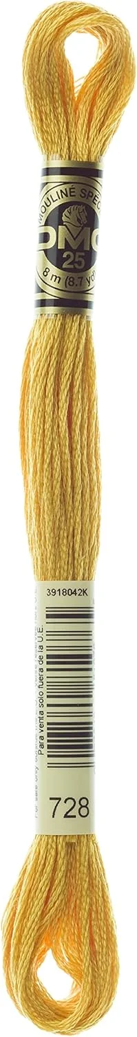 نخ گلدوزی 6 رشته ای DMC 8.7 یارد - توپاز - روشن تر از 783