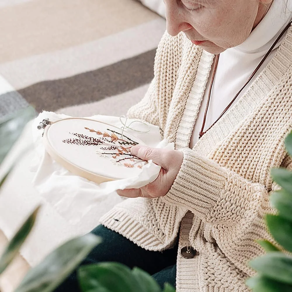 ست کارگاه گلدوزی بامبو KASTWAVE، 6 تکه در 4 سایز (10.16-25.4 سانتی متر) برای کوک ضربدری و پروژه های DIY ست کارگاه گلدوزی بامبو KASTWAVE، 6 تکه در 4 سایز (10.16-25.4 سانتی متر) برای کوک ضربدری و پروژه های DIY