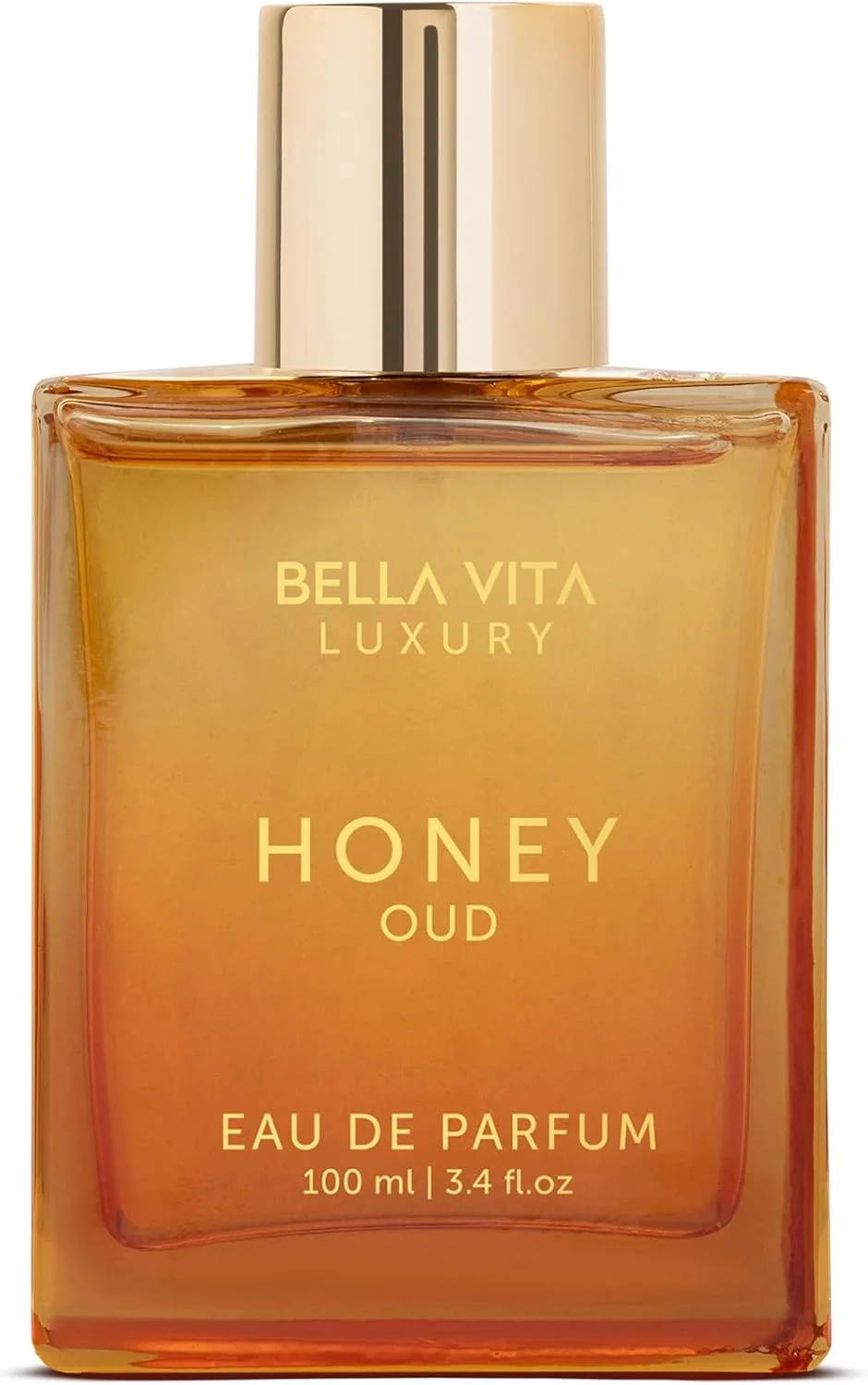 ادکلن унисекс مردانه و زنانه Bella Vita Luxury Honey Oud Eau De Parfum با رایحه نعناع هندی، وانیل، ترنج | عطر گلی و تند EDP، 100 میلی لیتر