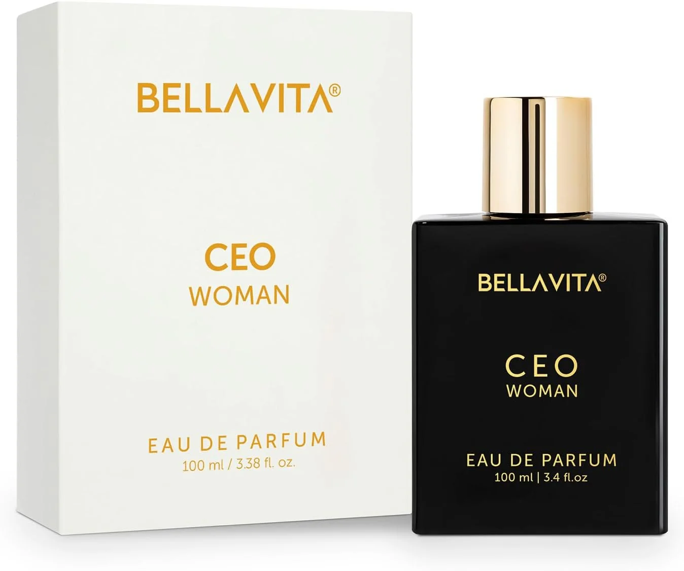 ادکلن زنانه Bella Vita Luxury CEO | ادو پرفیوم ماندگار 100 میلی لیتری | با رایحه ترنج، دانه تونکا و وانیل | عطر ممتاز، چوبی و میوه ای برای زنان