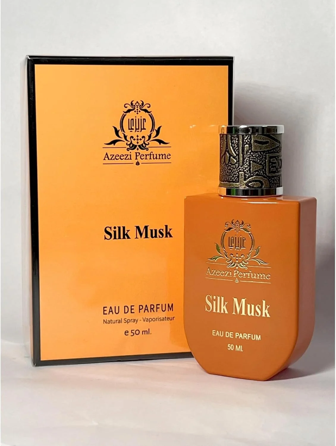 ادکلن زنانه عزیزی مدل Silk-Musk با رایحه فراموش نشدنی ادو پرفیوم 50 میلی لیتر