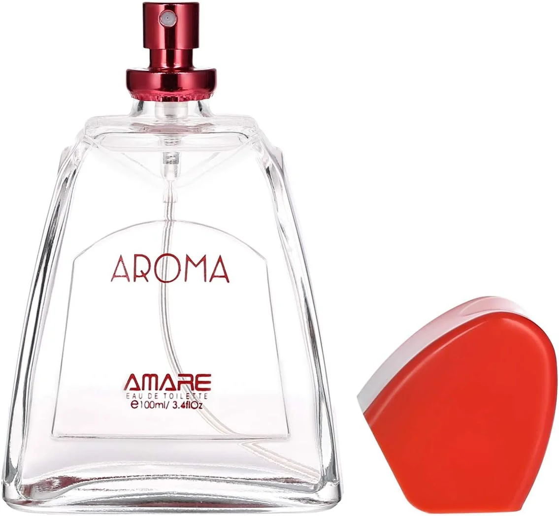 Aroma By Amare: ادو تویلت اسپری | عطر زنانه EDT | ادکلن زنانه | عطر زنانه | عطر چوب و مشک | عطر ماندگار برای زنان | هدیه ایده آل | 100 میلی لیتر
