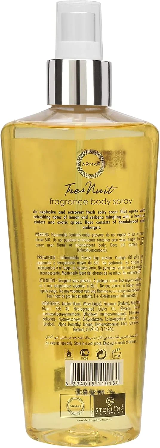 بادی میست مردانه عطر آرماف Tres Nuit - 250 میلی لیتر بادی میست مردانه عطر آرماف Tres Nuit - 250 میلی لیتر