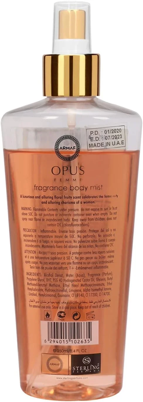 عطر زنانه آرماف Opus Femme - 250 میلی لیتر عطر زنانه آرماف Opus Femme - 250 میلی لیتر