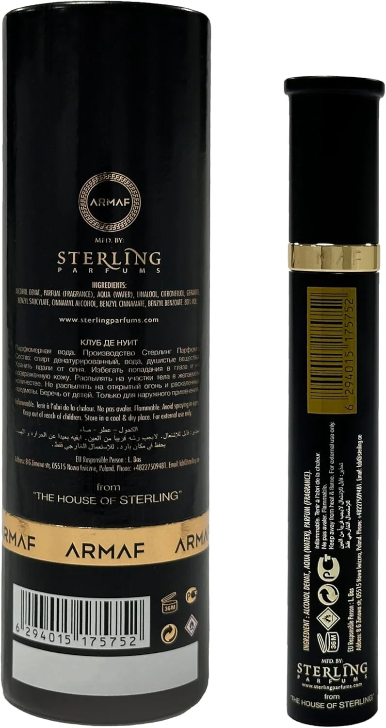 عطر زنانه آرماف کلاب د نایت اینتنس ادو پرفیوم 10 میلی لیتر عطر زنانه آرماف کلاب د نایت اینتنس ادو پرفیوم 10 میلی لیتر