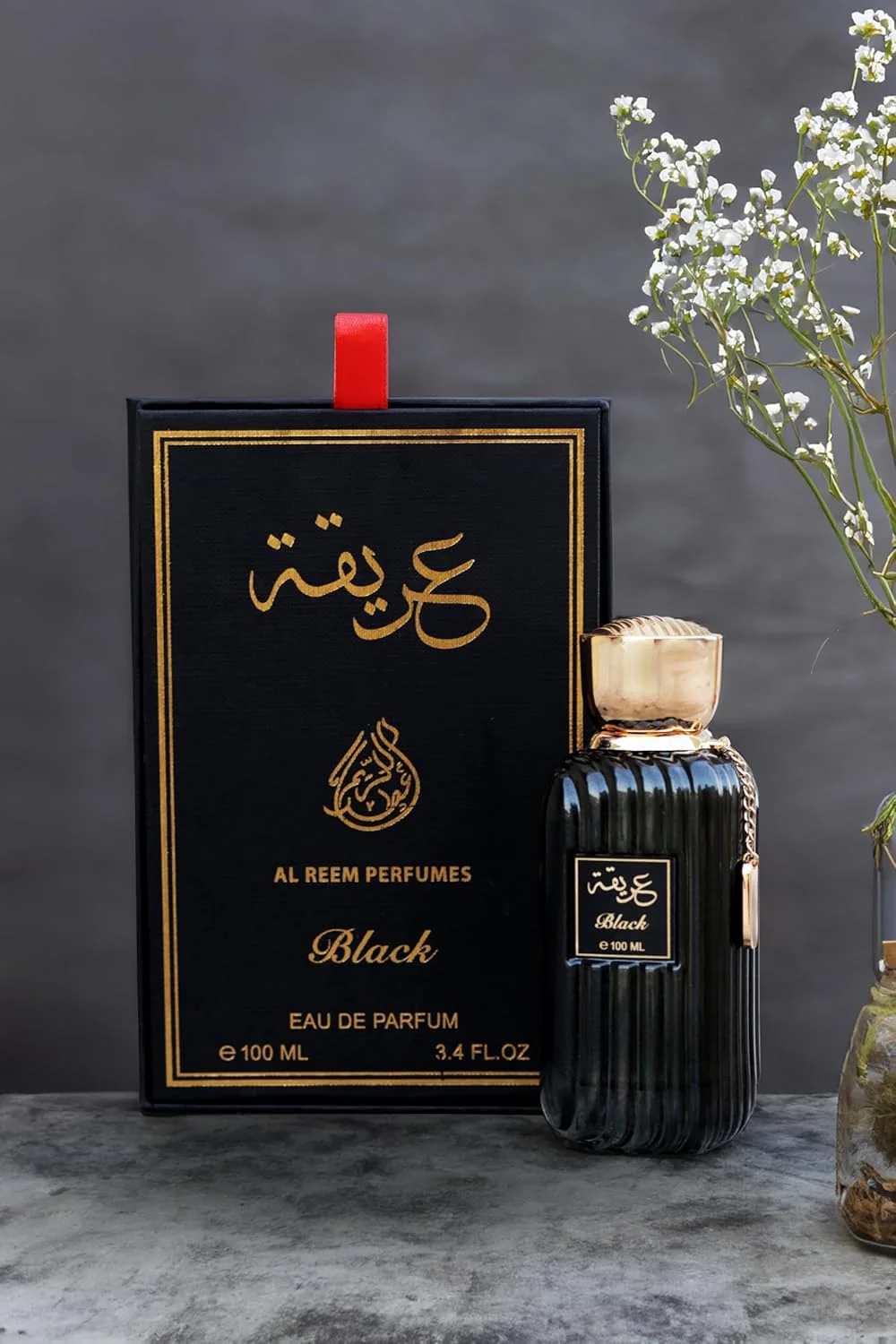 ادکلن آریکا 100 میلی لیتر از عطر ریما - عطر عود شرقی унисек ماندگار - رایحه میوه ای گلی روغنی برای مردان و زنان (مشکی)