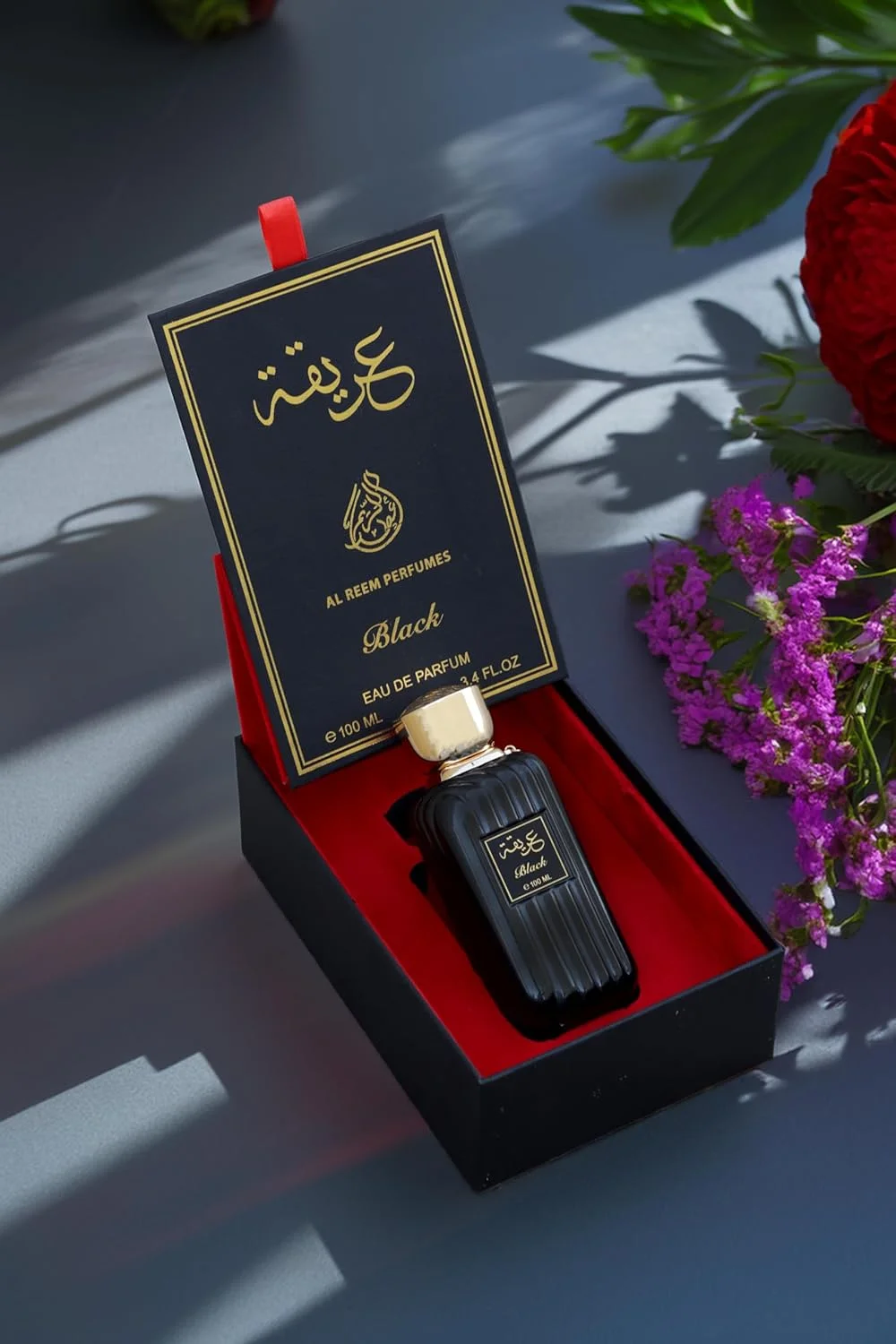 ادکلن آریکا 100 میلی لیتر از عطر ریما - عطر عود شرقی унисек ماندگار - رایحه میوه ای گلی روغنی برای مردان و زنان (مشکی)
