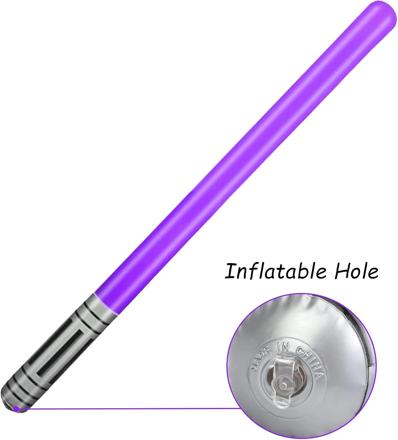 فوگاری 12 عدد بادکنک شمشیر نوری بادی، مجموعه بادکنک های چوبی شمشیر نوری برای لباس های فانتزی مهمانی، لوازم مهمانی هالووین، بادکنک ها، وسایل غرفه عکس (6 رنگ)