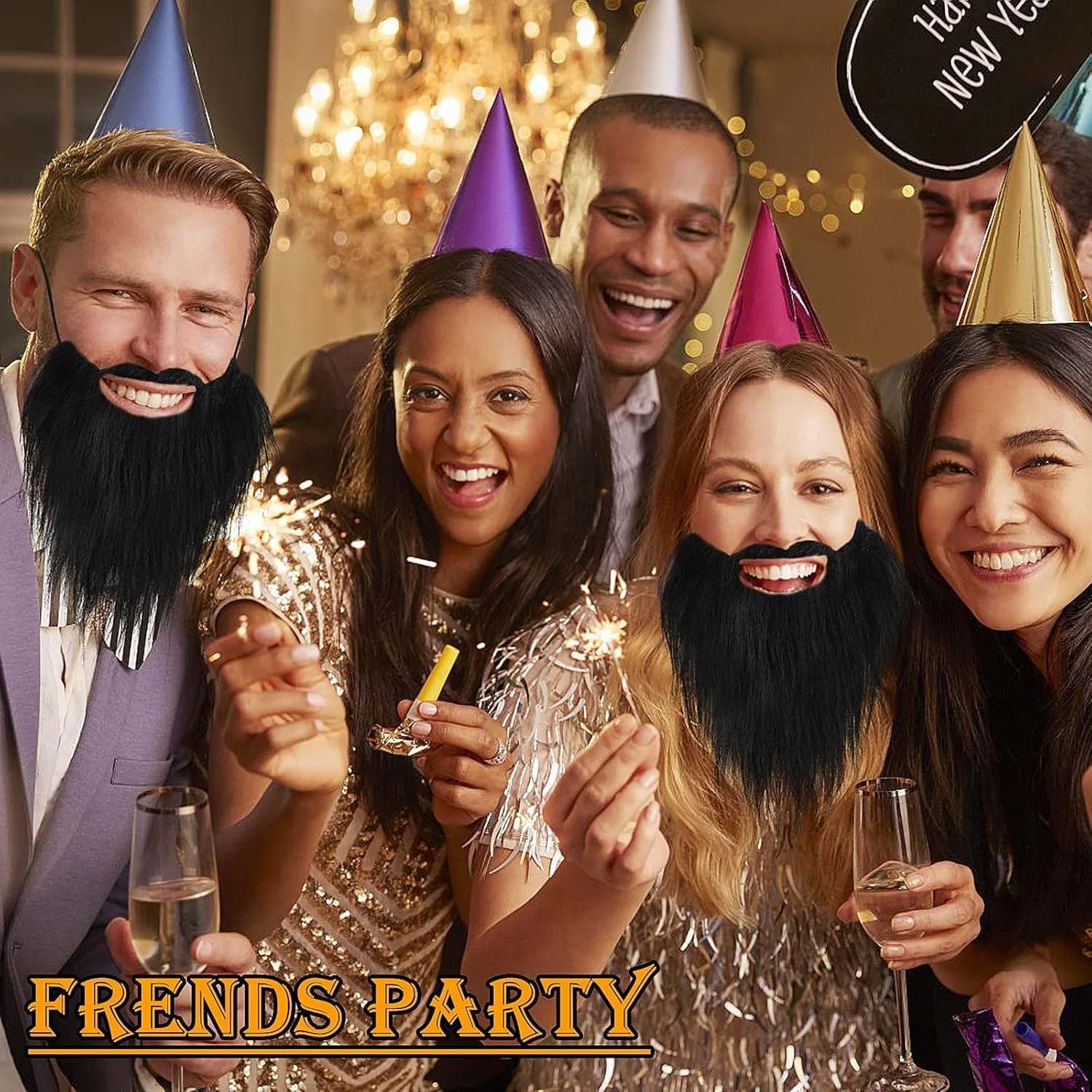 ریش مصنوعی مهمانی سیبا، سبیل مصنوعی خنده دار خود چسبی، سبیل فانتزی برای جشن ها، مهمانی ها، لباس و لوازم کریسمس ریش مصنوعی مهمانی سیبا، سبیل مصنوعی خنده دار خود چسبی، سبیل فانتزی برای جشن ها، مهمانی ها، لباس و لوازم کریسمس