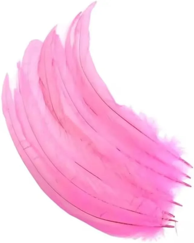 20 عدد پرهای دم خروس و قرقاول 23-30 سانتی‌متری، مناسب برای ساخت تاج سر، تزئینات هالووین، عروسی، لوازم و اکسسوری‌های صنایع دستی کریسمس