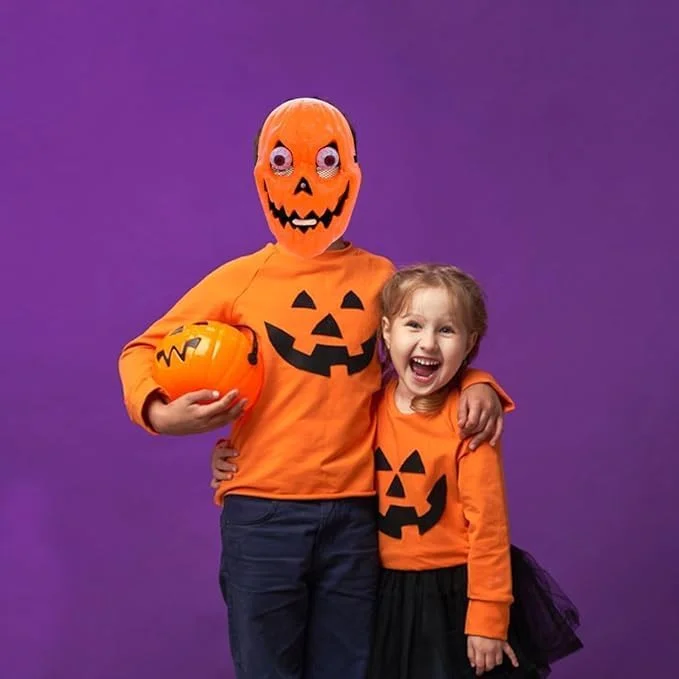 ماسک کدو تنبل هالووین FAM، ماسک سر کدو تنبل، ماسک ترسناک چشمدار، لوازم مهمانی هالووین، ماسک صورت برای نقشآفرینی و لباسهای فانتزی، تزئینات پلاستیکی ماسک کدو تنبل هالووین FAM، ماسک سر کدو تنبل، ماسک ترسناک چشمدار، لوازم مهمانی هالووین، ماسک صورت برای نقشآفرینی و لباسهای فانتزی، تزئینات پلاستیکی