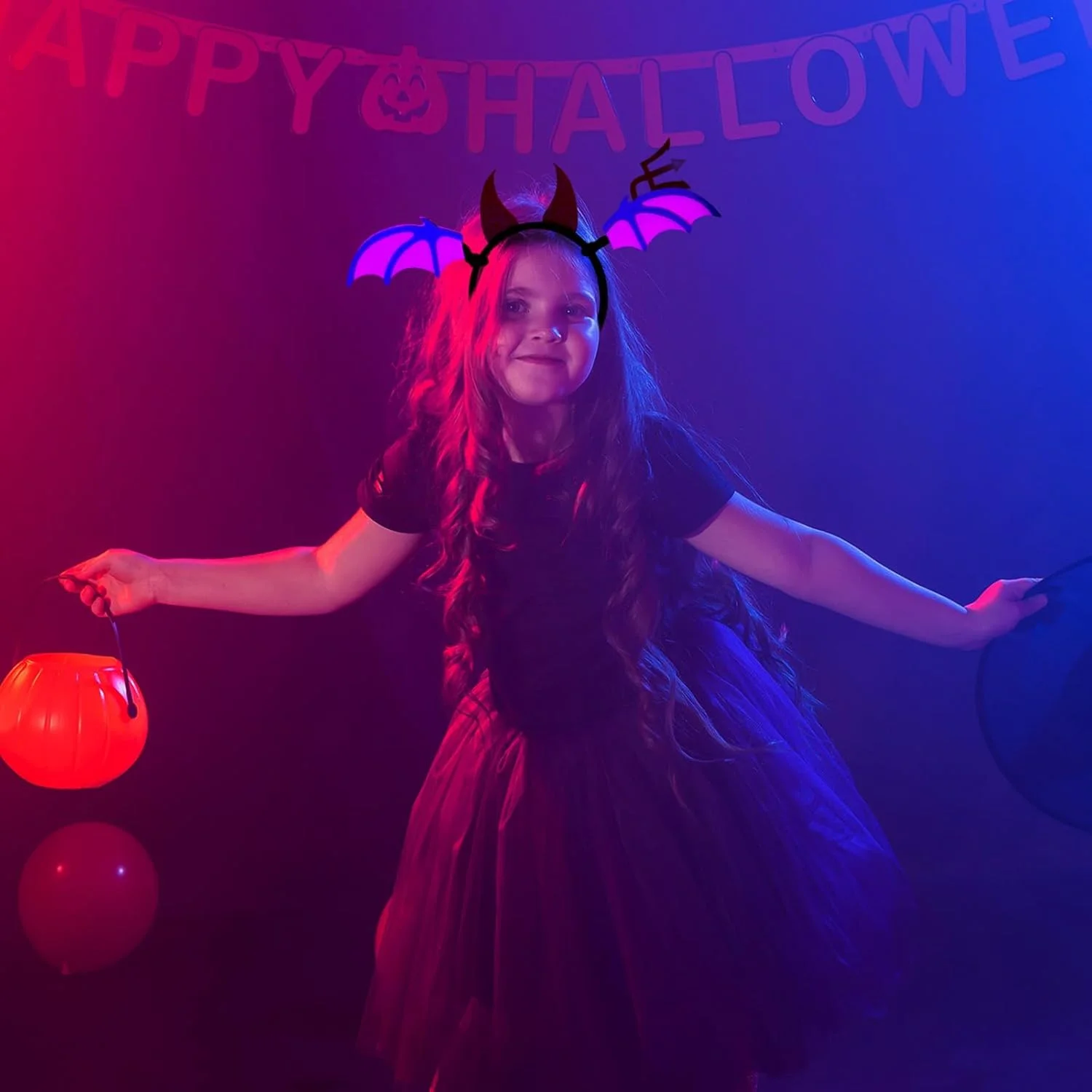 6 عدد تل سر هالووین طرح چشم شب تاب، خفاش، عنکبوت، شبح و کدو تنبل، مناسب برای مهمانی، لباس فانتزی، تزئینات و ایفای نقش 6 عدد تل سر هالووین طرح چشم شب تاب، خفاش، عنکبوت، شبح و کدو تنبل، مناسب برای مهمانی، لباس فانتزی، تزئینات و ایفای نقش